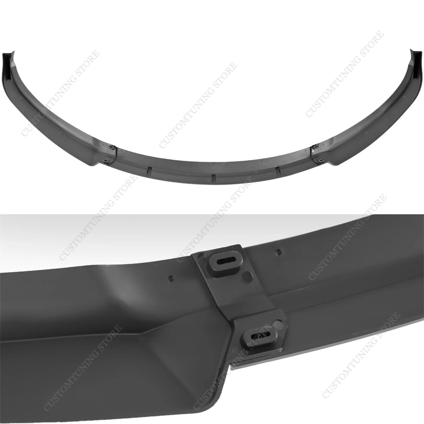 Lip Spoiler Anteriore Nero Lucido per Tesla Model S 2012-2020