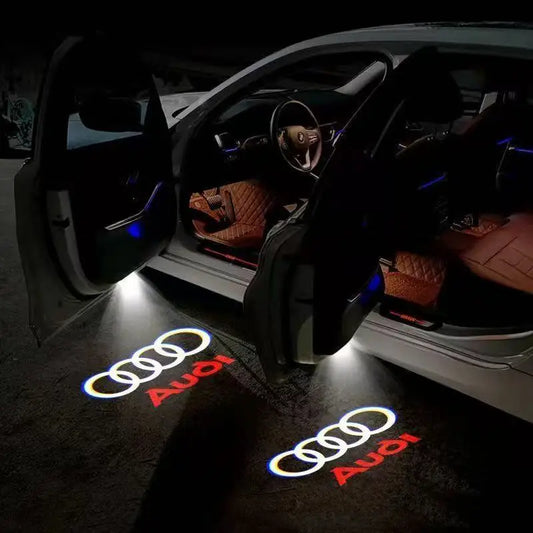 2pcs Led Porta Auto Benvenuto Luce Logo Proiettore Laser Per Audi A1 A3 A4 A5 A6 B5 B6 B7 B8 C5 C6 C7 A7 A8 Q3 Q5 8V Accessori Auto