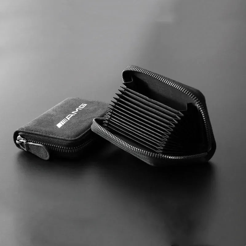 Custodia a portafoglio per patente di guida con custodia per carte multi-carta per Mercedes