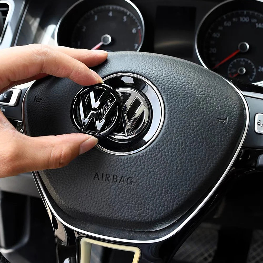 LOGO Emblema ABS Decorazione Auto Adesivo Per VW Golf GTI Passat B8 Polo Jetta Beetle Tiguan accessori auto