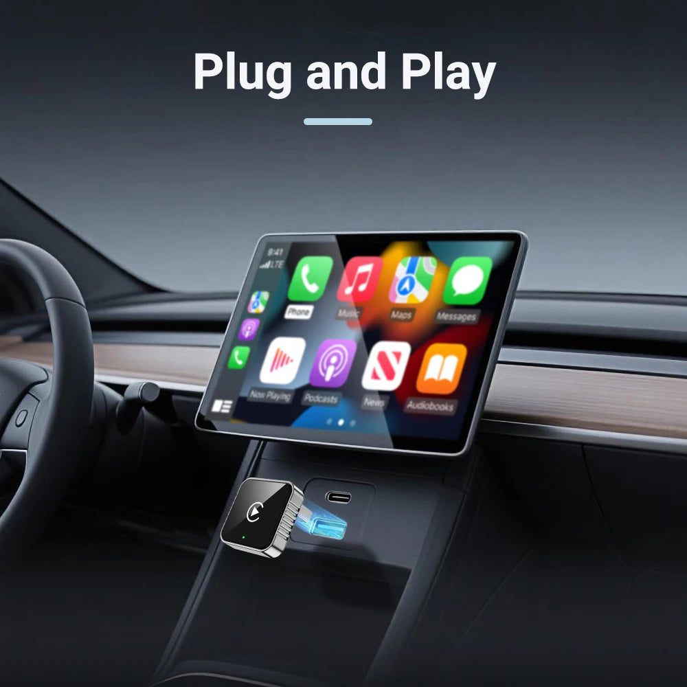Adattatore Wireless CarPlay e Android Auto – Plug & Play XUDA