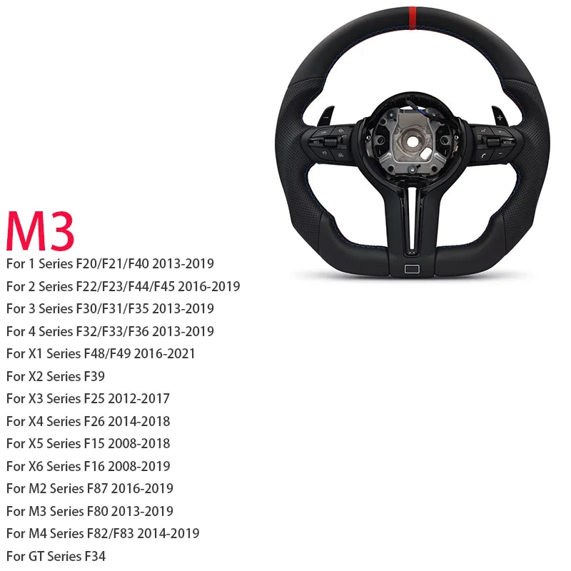 Volante Sportivo M Fondo Piatto per BMW Serie F e M