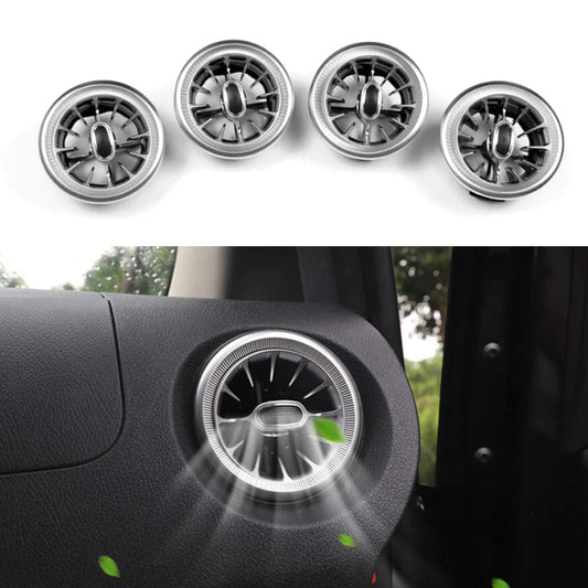 Interno Cruscotto Anteriore Aria Condizionata AC Presa di Sfiato Turbo Trim Per Mercedes Benz Classe V EQV Vito Viano Valente Metris W447