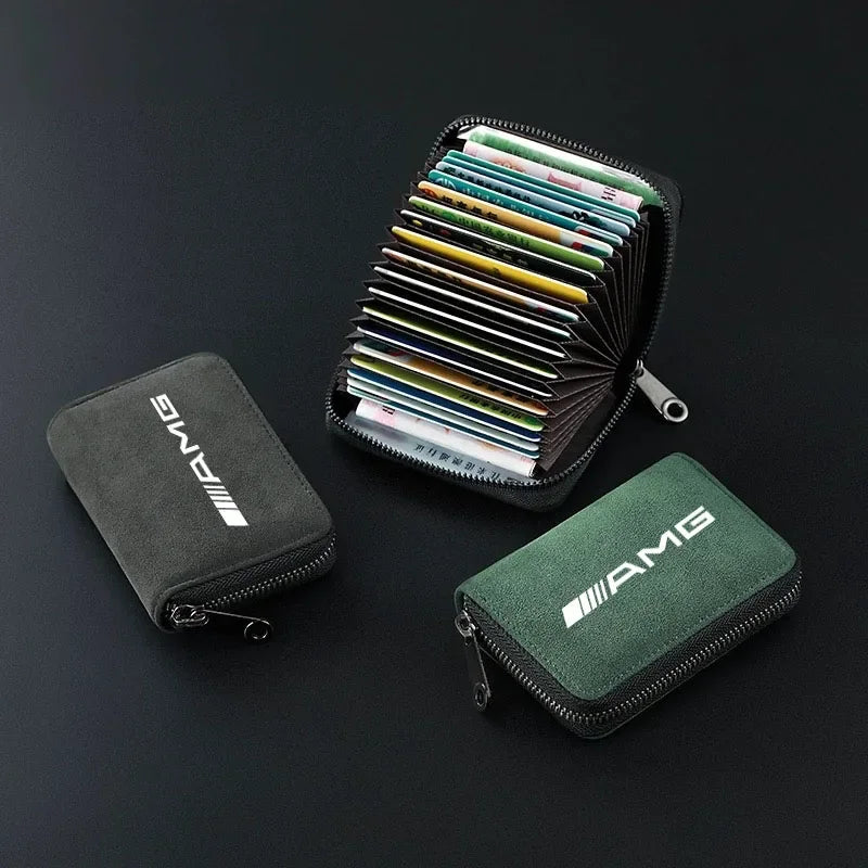 Custodia a portafoglio per patente di guida con custodia per carte multi-carta per Mercedes