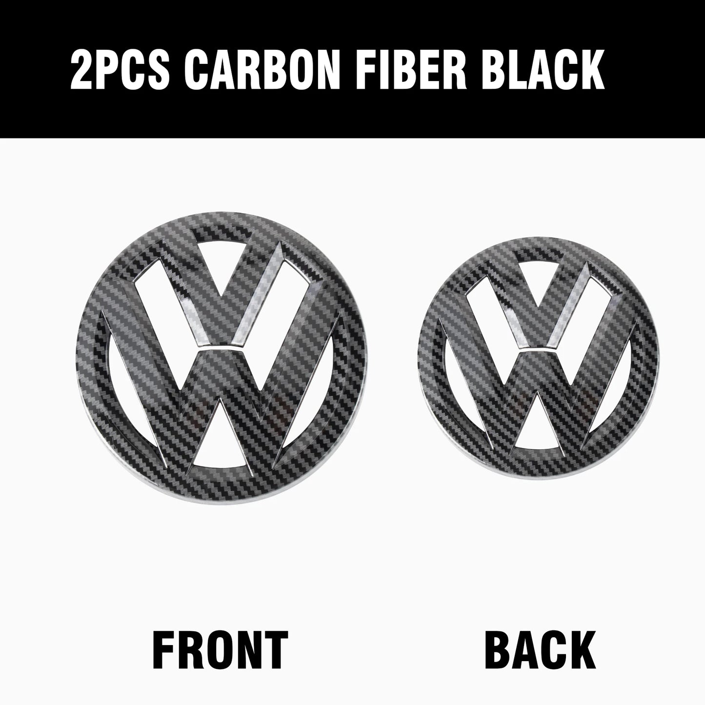 2 pezzi auto cofano anteriore griglia bagagliaio posteriore Volkswagen VW
