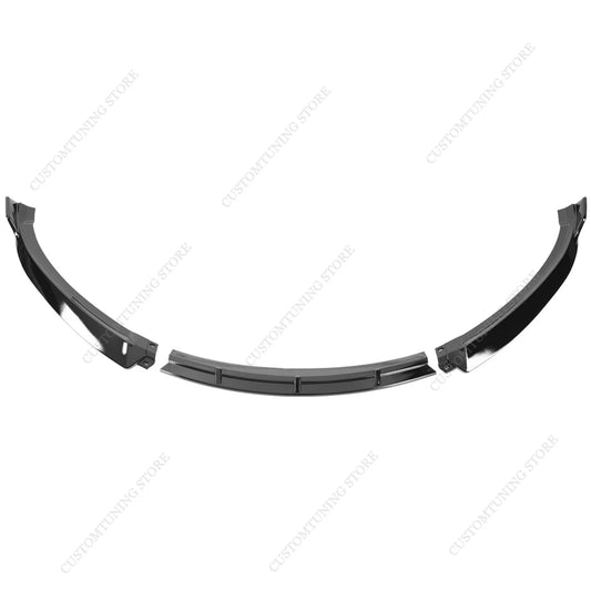 Gloss Black Front Bumper Lip Spoiler Splitter Diffuser For Tesla Model S 60 85 P85D 90 P90D P100D 2012-2020 Bodykits Tuning