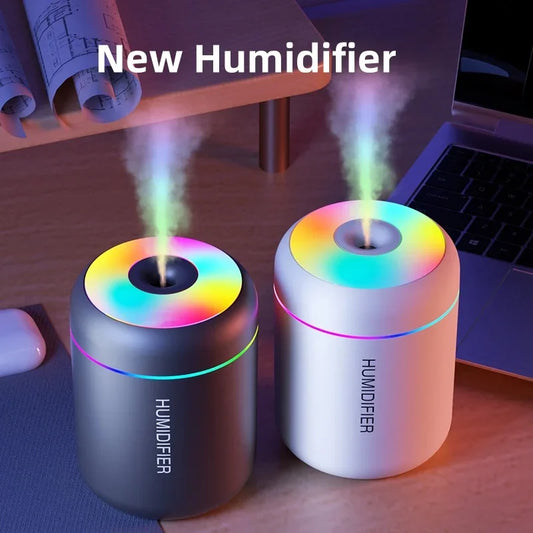 180ML Mini USB Humidifier Electric Aroma Diffuser Essential Oil Purifier Aromatherapy Mist Maker Car Lights