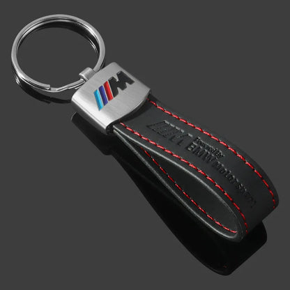 Leather key ring for BMW