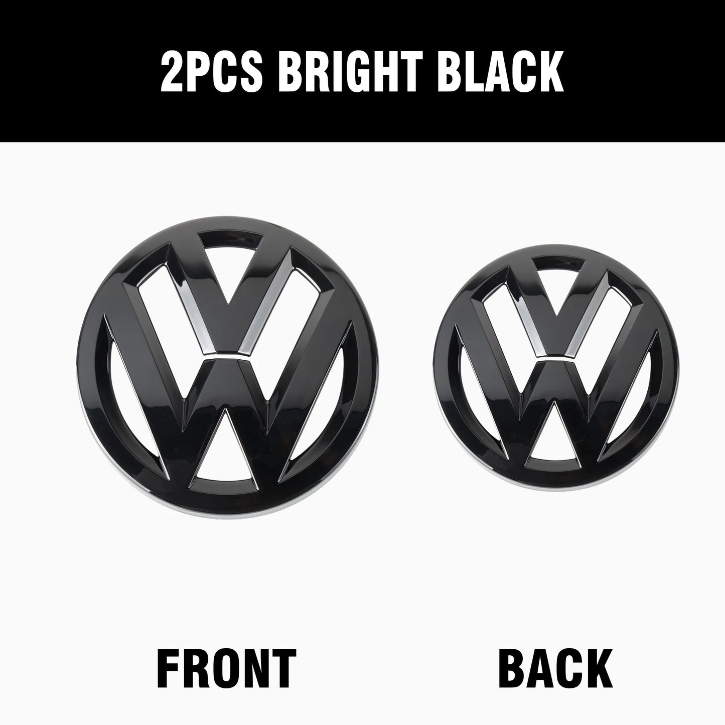 2 pezzi auto cofano anteriore griglia bagagliaio posteriore Volkswagen VW