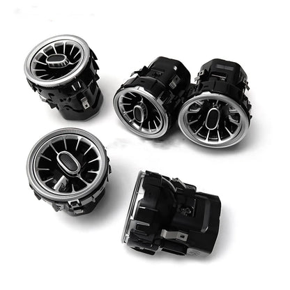 Interno Cruscotto Anteriore Aria Condizionata AC Presa di Sfiato Turbo Trim Per Mercedes Benz Classe V EQV Vito Viano Valente Metris W447