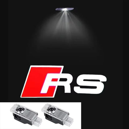2pcs Led Porta Auto Benvenuto Luce Logo Proiettore Laser Per Audi A1 A3 A4 A5 A6 B5 B6 B7 B8 C5 C6 C7 A7 A8 Q3 Q5 8V Accessori Auto