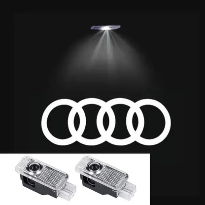 2pcs Led Porta Auto Benvenuto Luce Logo Proiettore Laser Per Audi A1 A3 A4 A5 A6 B5 B6 B7 B8 C5 C6 C7 A7 A8 Q3 Q5 8V Accessori Auto