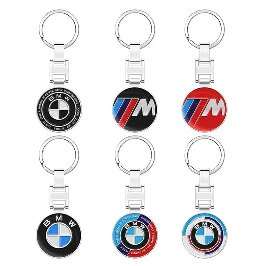 1pcs Metal Logo Key Chain Luxury Car Keychain For BMW M 1 3 4 5 6 7 Series X1 X3 X4 X5 X6 X7 G20 G38 F20 F39 F48 E46 E60 E36 E39