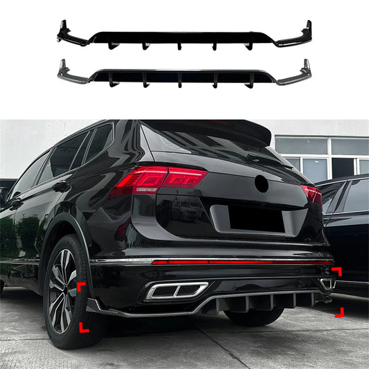 Staffa spoiler separatore coda labbro posteriore esterno per Volkswagen VW Tiguan MK2.5 R Line