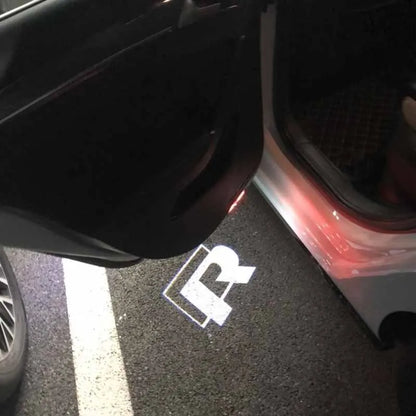Proiettori logo porta auto a LED per VW Golf 5/6/7, R/GTI/GTD/GTE, Touareg, CC, Passat (B6 - B9), C6-C8